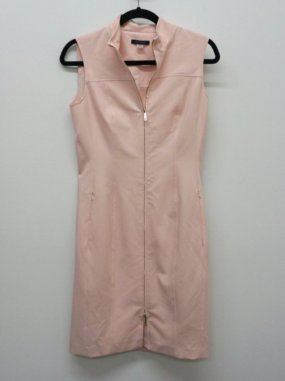 Tommy Hilfiger Zip Front Pale Pink Dress